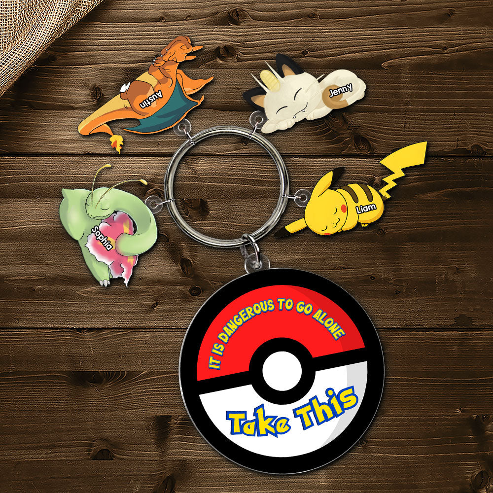 Custom Movie Fan Keychain with Iconic Characters Keychains PopCulturePrints