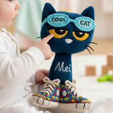 Load image into Gallery viewer, Be the Cool Cat: Autism Awareness Custom Shaped Pillow - Personalized Gift for Everyone Pillow PopCulturePrints
