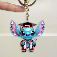 Load image into Gallery viewer, Celebrate Achievement with Custom Graduation Acrylic Keychain - Perfect Personalized Gift for Graduates Keychains PopCulturePrints
