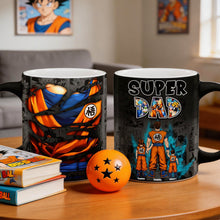 Load image into Gallery viewer, "Unleash Dad's Power with Our Super Dad Mug" - Customized Gift for Dads and Grandpas Coffee Mug PopCulturePrints
