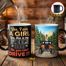 Load image into Gallery viewer, Adventure Girl Magic Coffee Mug - Personalized Gift for Off-road Lovers Coffee Mug PopCulturePrints
