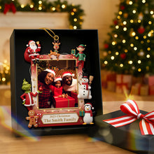 Load image into Gallery viewer, Christmas Picture Frame Acrylic Ornament - Custom Photo Gifts For Family 01HYQN071125 Ornament PopCulturePrints
