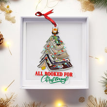 Load image into Gallery viewer, All Booked for Christmas Tree Ornament Ornament PopCulturePrints
