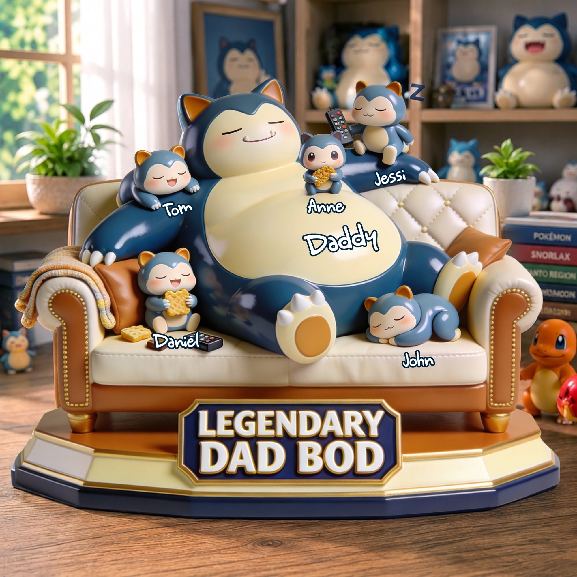 "Celebrate Legendary Dad Moments with Personalized Touch" - Legend Dad Acrylic Plaque, Custom Gift for Dads, Grandpas, and Father's Day Shaped Plaques PopCulturePrints