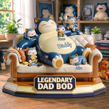 Load image into Gallery viewer, "Celebrate Legendary Dad Moments with Personalized Touch" - Legend Dad Acrylic Plaque, Custom Gift for Dads, Grandpas, and Father's Day Shaped Plaques PopCulturePrints
