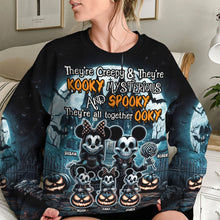 Load image into Gallery viewer, Personalized Spooky Family Halloween Sweatshirt
