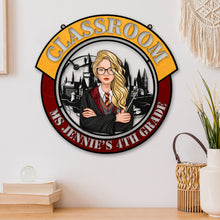 Load image into Gallery viewer, Personalized Harry Potter-Themed Classroom Door Sign
