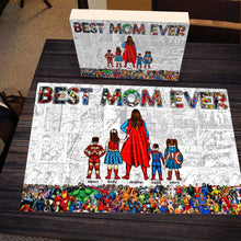 Load image into Gallery viewer, Best Mom Ever - Personalized Jigsaw Puzzle for Loved Ones Jigsaw Puzzles PopCulturePrints
