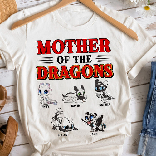 “Mother of the Dragons” - Personalized Cartoon Character Shirt Gift For Mom & Grandma Shirts PopCulturePrints