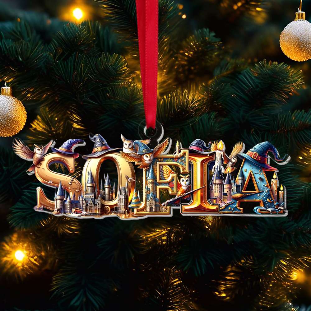 Personalized Movie Magic Christmas Ornament