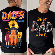 Load image into Gallery viewer, "Best Dad Ever - Personalized for Your Family" - Custom Holiday Shirt for Dads, Gifts for Fathers and Grandfathers Shirts PopCulturePrints

