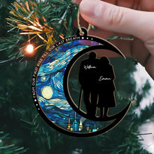 Load image into Gallery viewer, From Our First Kiss Till Our Last Breath - Personalized Suncatcher Ornament Suncatcher Ornament PopCulturePrints
