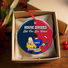 Load image into Gallery viewer, Personalized Hockey Couple Christmas Ornament - Unique Holiday Gift for Valentine&#39;s Day Gifts Ornament PopCulturePrints
