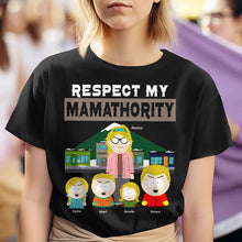 Load image into Gallery viewer, Respect My Mamahority - Personalized Mom Shirt Shirts PopCulturePrints
