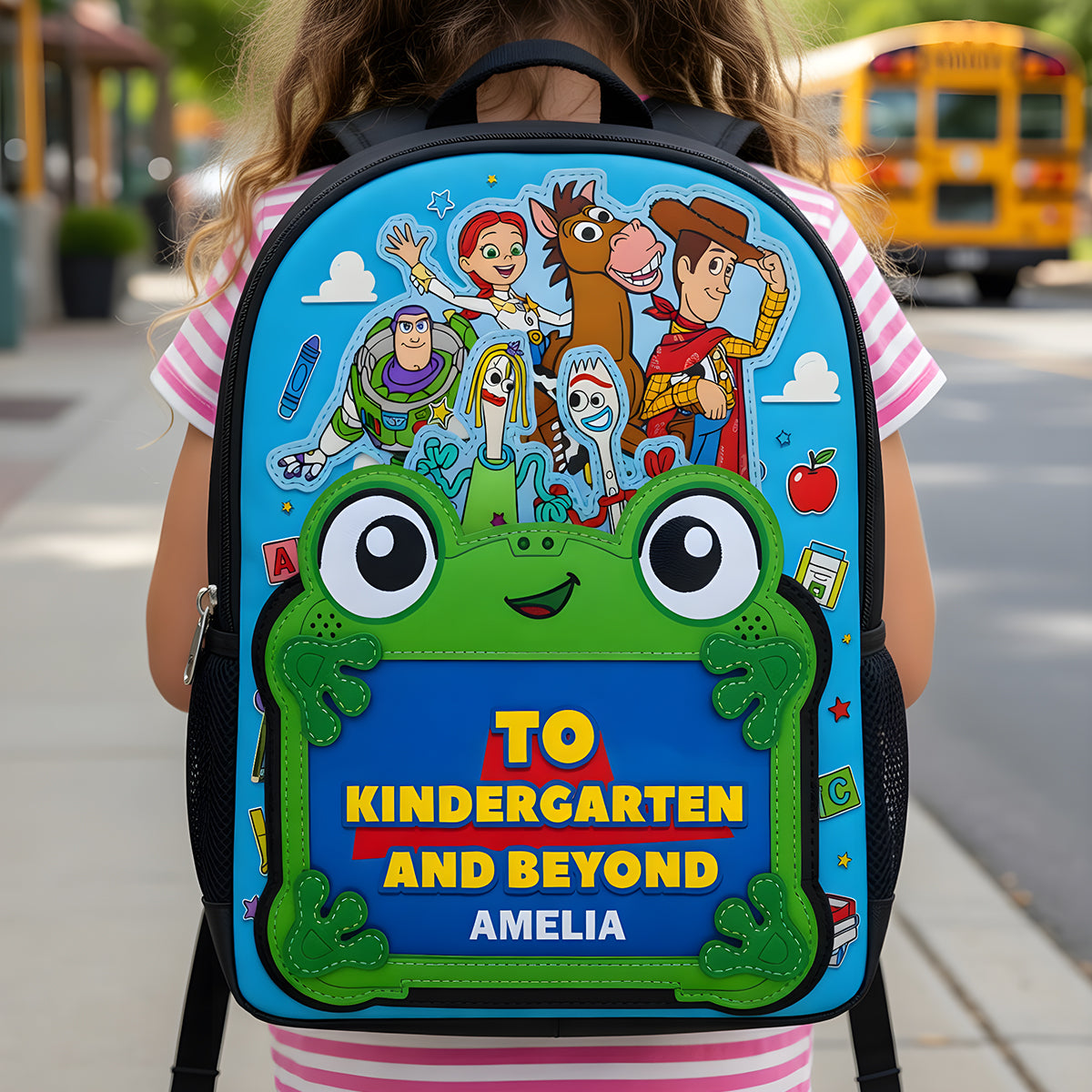 “Adventure Awaits!” - Personalized Kids Backpack - Perfect Gift for Students, Back to School Backpack PopCulturePrints