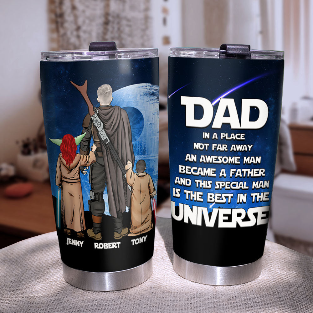 Personalized Sci-Fi Tribute Dad Tumbler Tumbler Cup PopCulturePrints