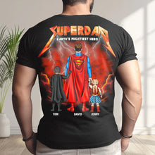 Load image into Gallery viewer, Super Dad - Personalized Gifts For Dad GRER2005 Shirt Shirts PopCulturePrints
