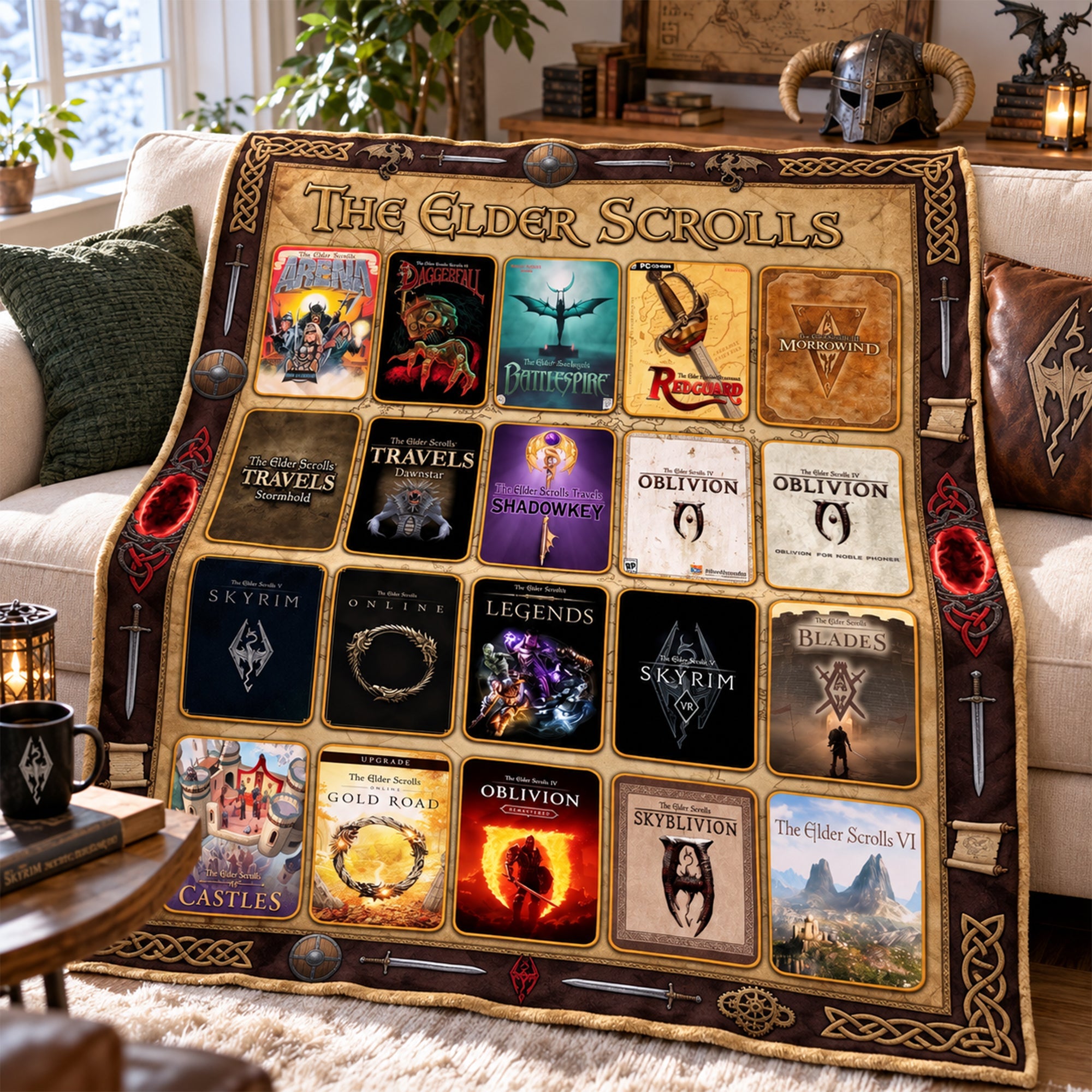 Fantasy Gaming Blanket - Personalized Gifts For Game Lovers 02nalu071026 Blanket PopCulturePrints