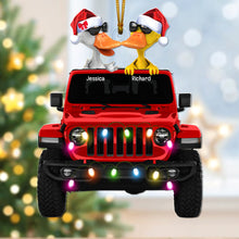 Load image into Gallery viewer, Personalized Christmas Ornament for Car Enthusiast Couples
