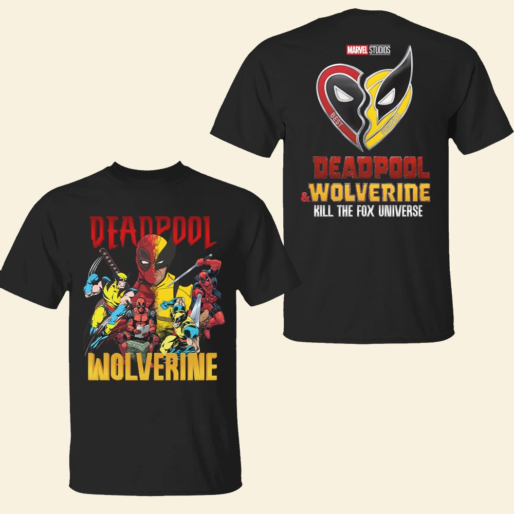 Deadpool & Wolverine Fan T-Shirt for Movie Lovers