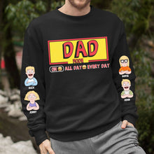 Load image into Gallery viewer, Mom Mode On - Personalized Sweatshirt for Mother&#39;s Day AOP Products PopCulturePrints
