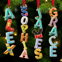 Load image into Gallery viewer, Celebrate with Joy: Personalized Alphabet Gingerbread Ornament - Custom Christmas Gift for Everyone Ornament PopCulturePrints
