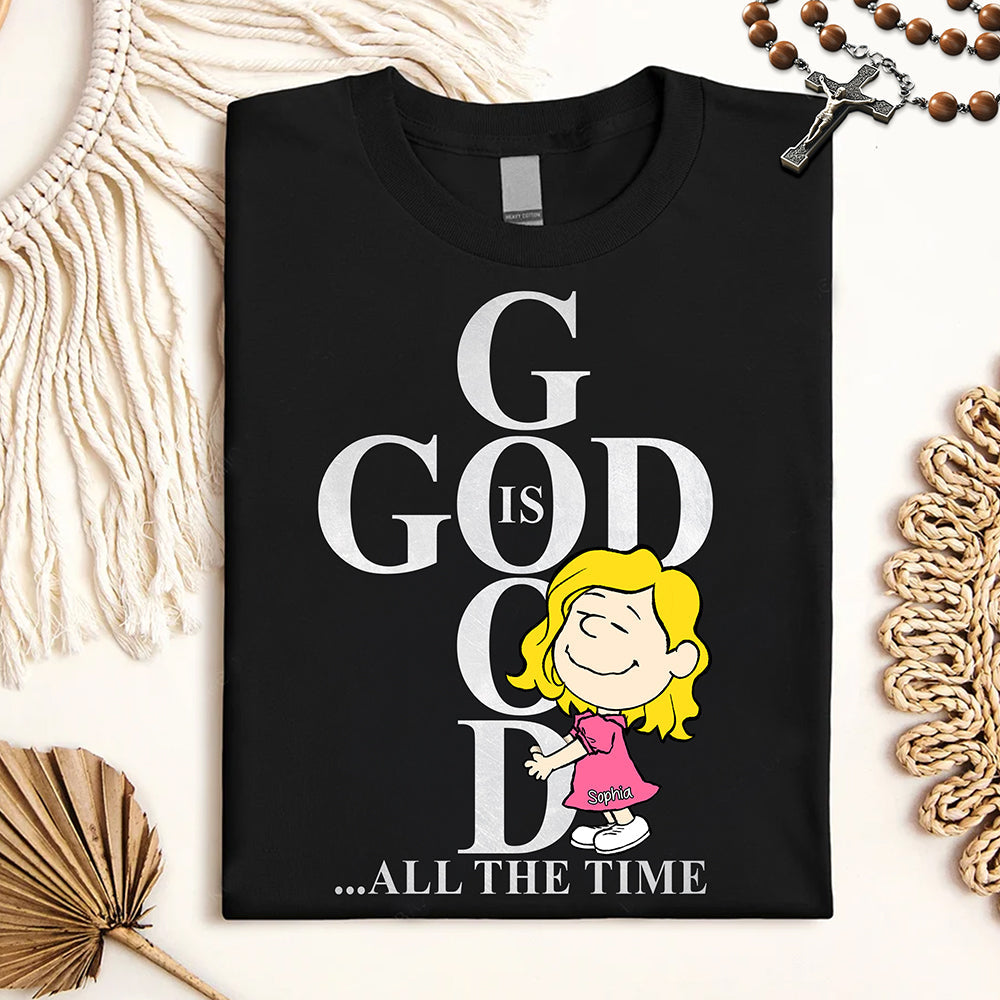 Personalized 'God Is Good' Shirt for Christians - Meaningful Gift Shirts PopCulturePrints