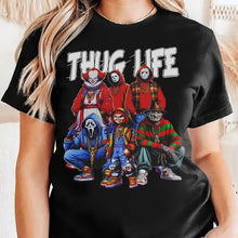 Load image into Gallery viewer, Horror Film Thug Life Halloween Hoodie
