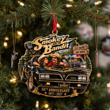 Load image into Gallery viewer, Celebrate Adventure: High-Speed Pursuit Acrylic Ornament - Personalized Christmas Gift Ornament PopCulturePrints
