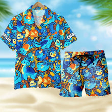 Load image into Gallery viewer, Personalized Hawaiian Set for Gaming Enthusiasts - Vibrant Game Character Design Hawaiian Shirts PopCulturePrints

