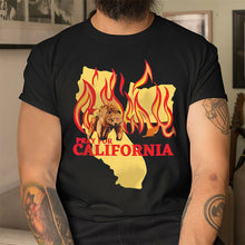 Load image into Gallery viewer, Pray for California Wildfire Tribute Shirt Shirts PopCulturePrints
