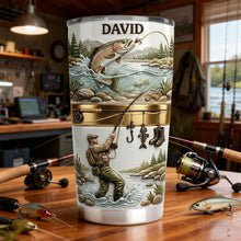 Load image into Gallery viewer, Lake Days Fishing Tumbler - Personalized Gifts for Fishing Lovers
