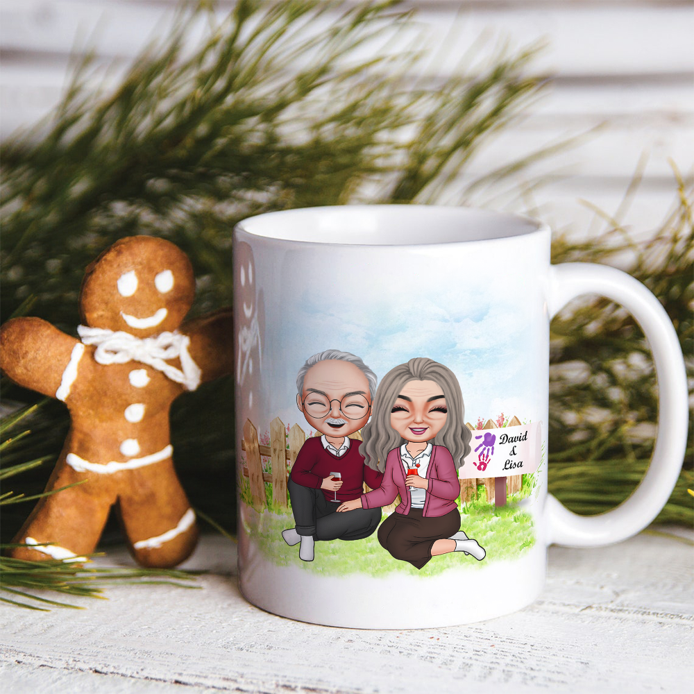 Customized 'I Love You Through and Through' Coffee Mug for Couples