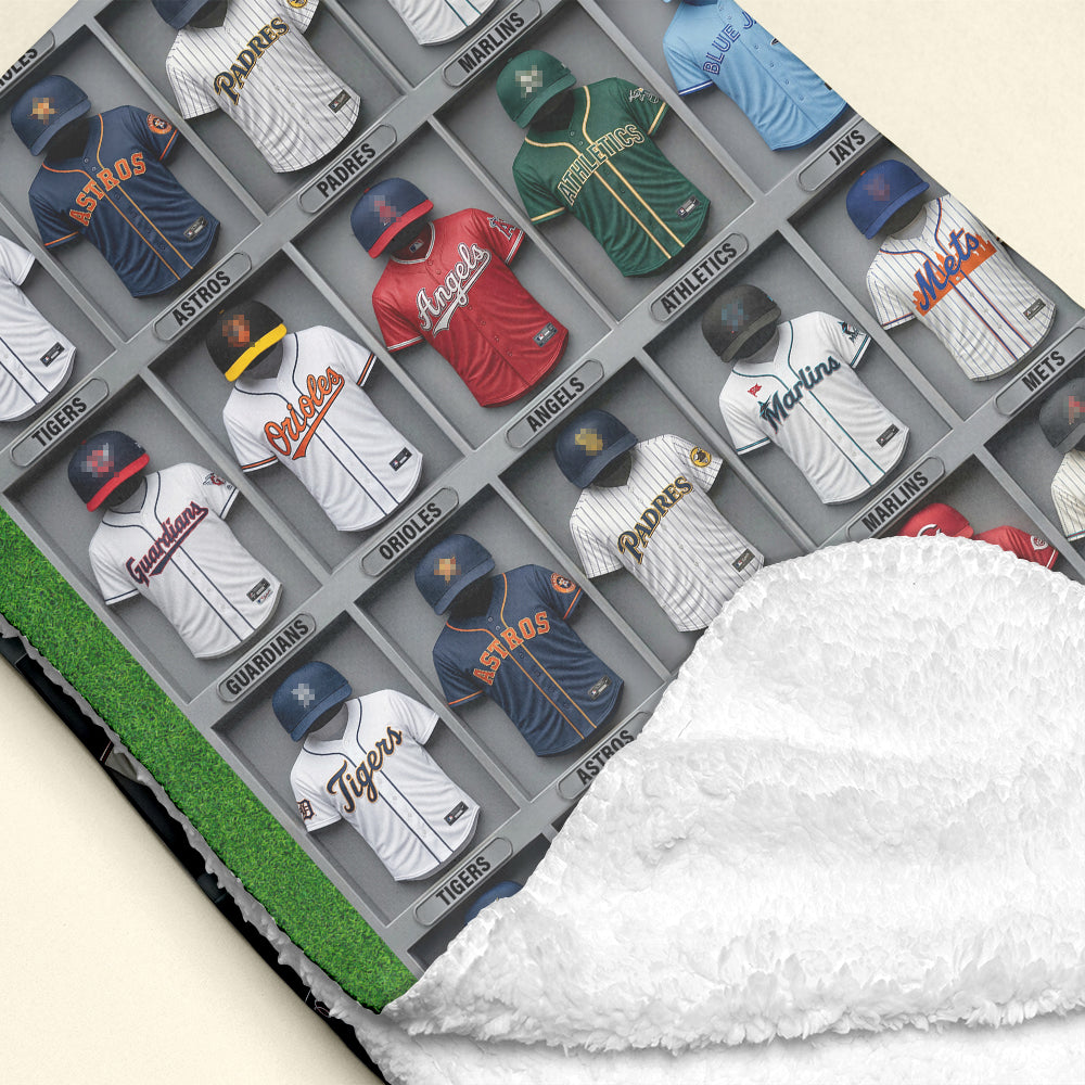"Score Big with Style!" - Personalized Sport Teams Uniform Blanket - Custom Gift for Sport Fans, Friends, Family Blanket PopCulturePrints