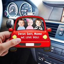 Load image into Gallery viewer, Drive Safe, Daddy! - Personalized Funny Car Visor Clip for Safe Driving Car Visor Clip PopCulturePrints
