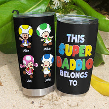 Load image into Gallery viewer, Personalized Super Dad Tumbler - Custom Gift for Dads Tumbler Cup PopCulturePrints
