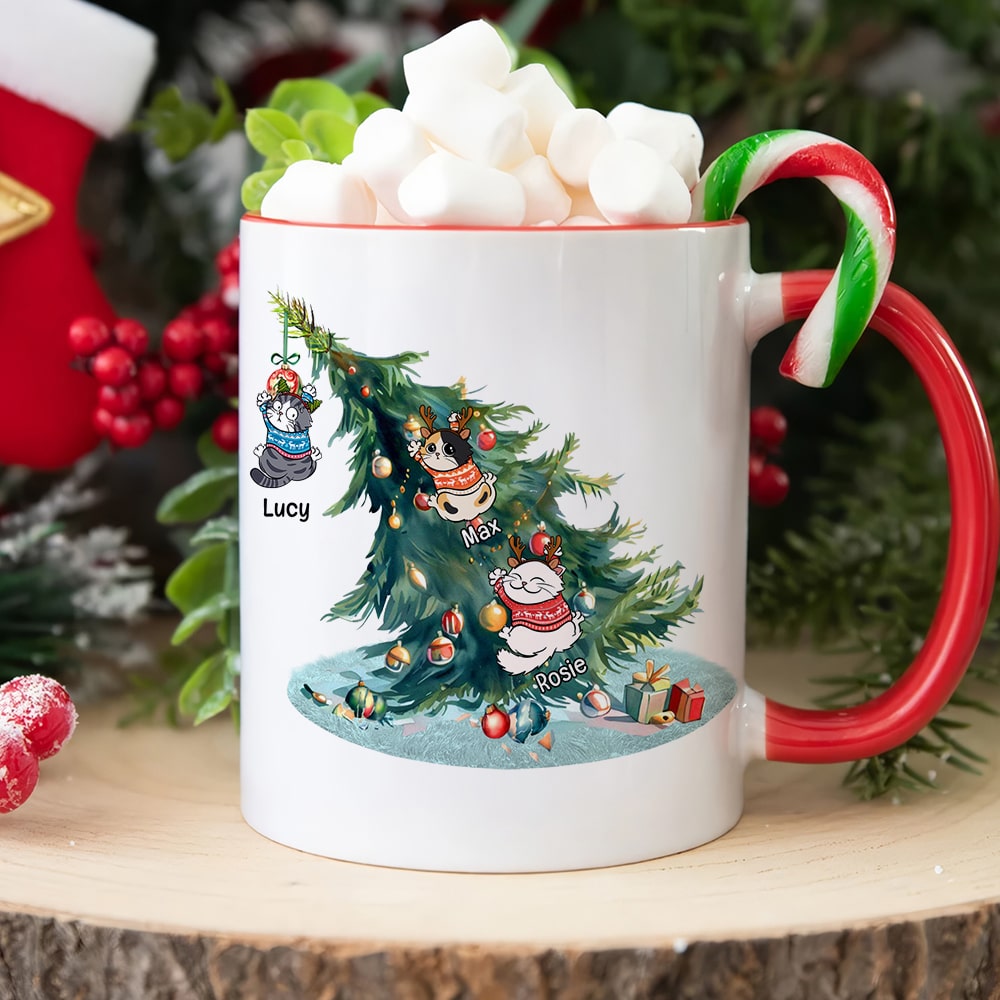 How the Cats Stole Christmas - Personalized Cat Lover Mug