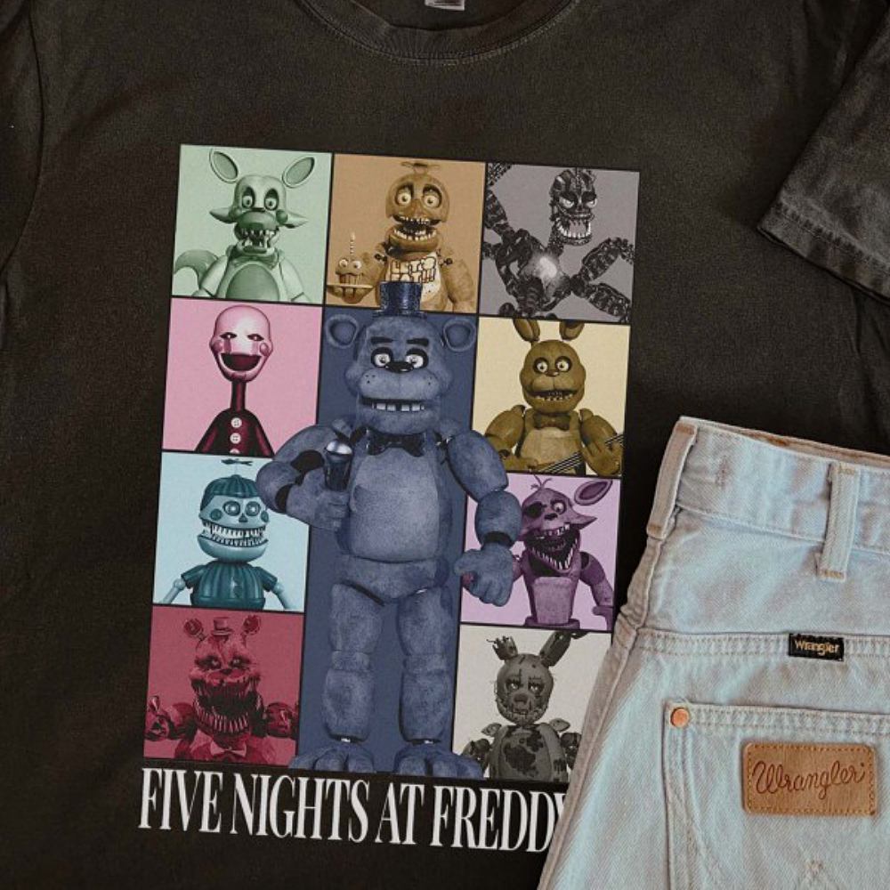 Five Nights at Freddy's Horror Fans Halloween T-Shirt