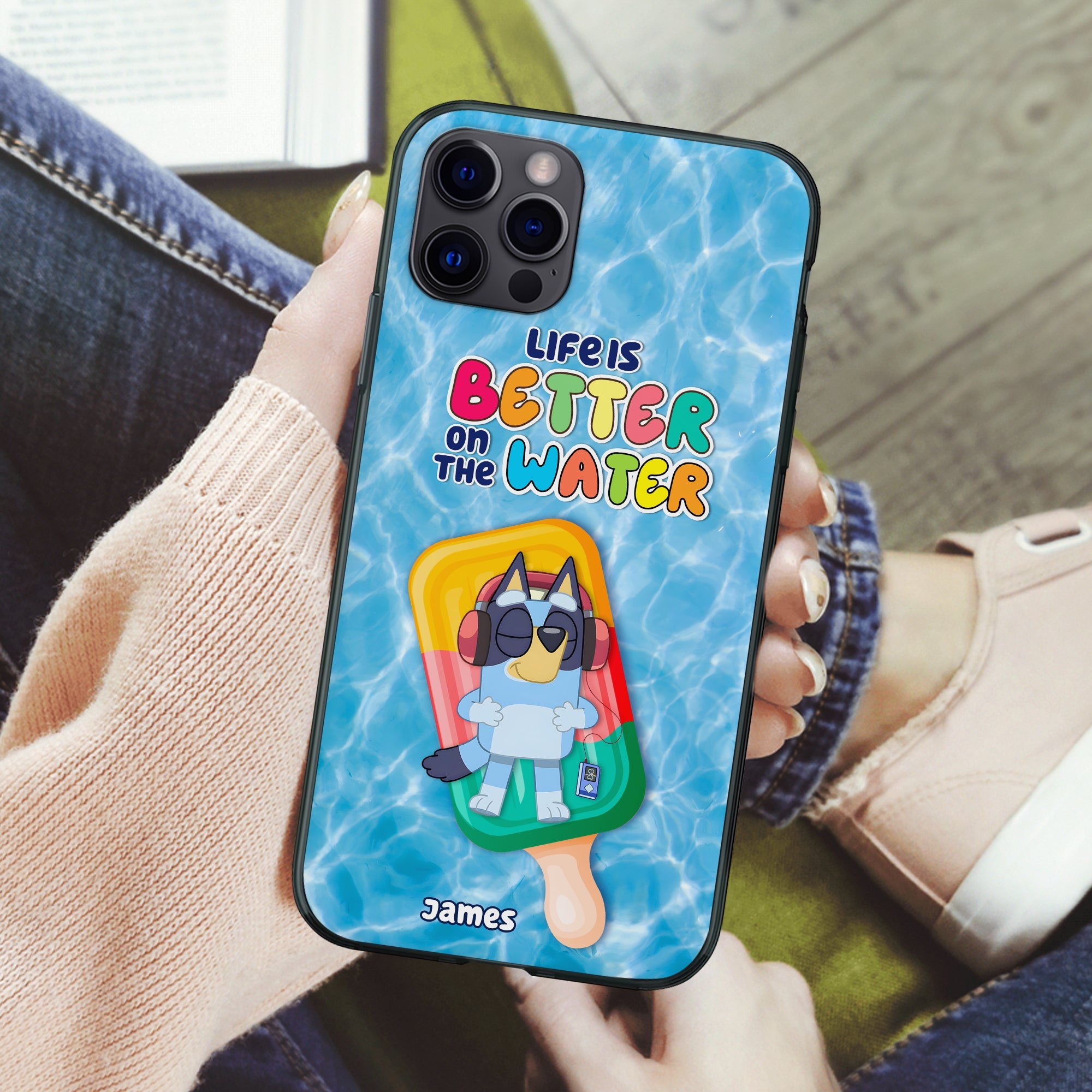 Personalized 'Life is Better on the Water' Phone Case for Fans