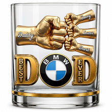 Load image into Gallery viewer, Best Dad Mug - Unique Personalized Gift for Father's Day Glass PopCulturePrints
