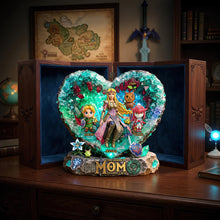 Load image into Gallery viewer, "Celebrate Mom with Little Legends!" - Personalized Acrylic Plaque Gift for Mom, Grandma, and More Shaped Plaques PopCulturePrints
