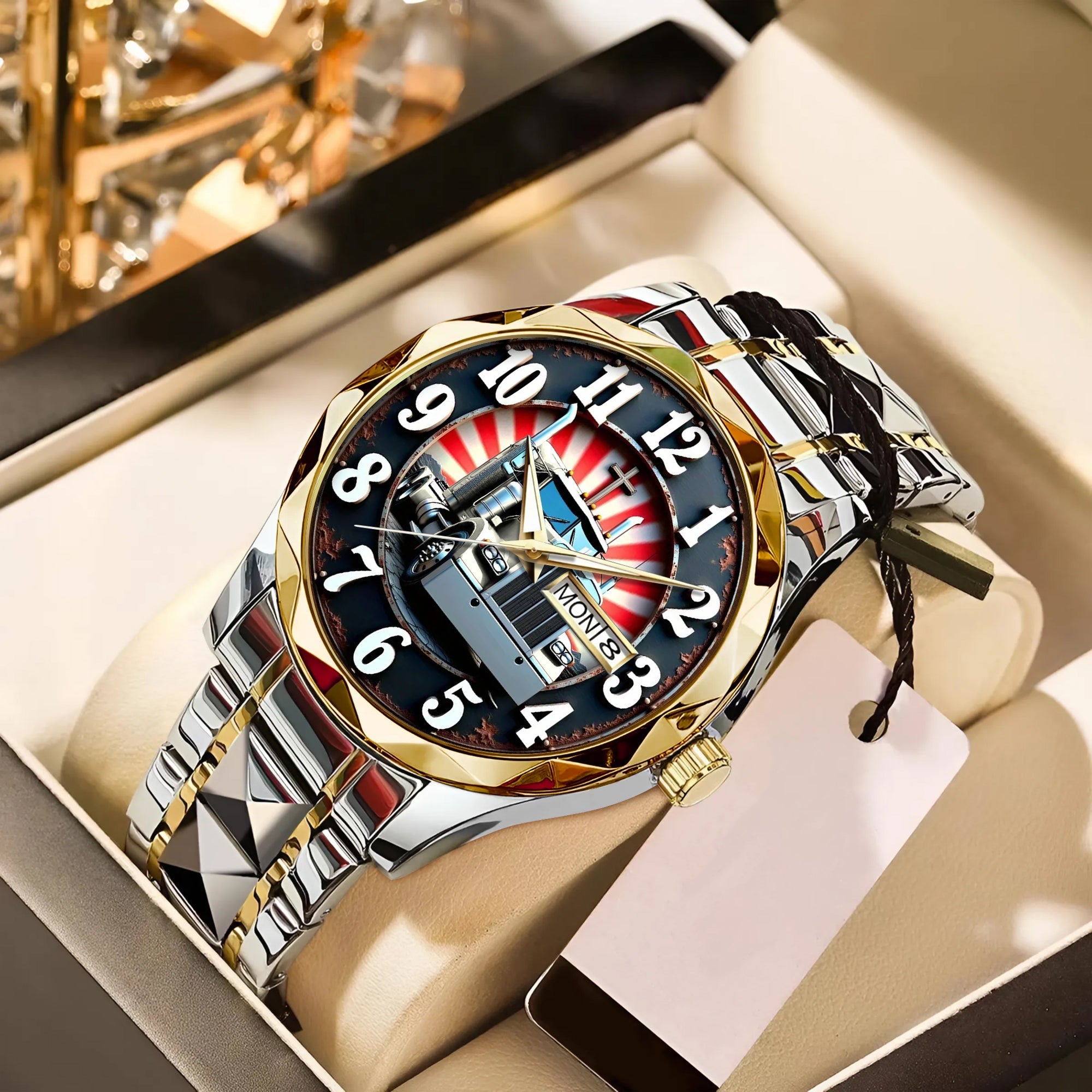 Trucker's Pride - A Personalized Men's Watch for Truckers Men's Watch PopCulturePrints