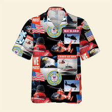 Load image into Gallery viewer, Celebrate Courage: Military Hawaiian Shirt - Personalized Gifts for Soldiers Hawaiian Shirts PopCulturePrints
