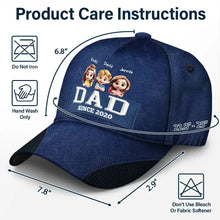 Load image into Gallery viewer, Dad &amp; Grandpa: A Personalized Classic Cap - Celebrate Special Moments Classic Cap PopCulturePrints
