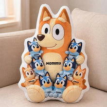 Load image into Gallery viewer, "Because You're the Best, Mom!" Personalized Custom Shape Pillow - Perfect Gift for Moms and Grandmas Pillow PopCulturePrints
