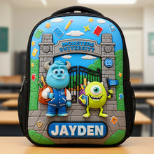 Load image into Gallery viewer, Be Cool and Stylish: Personalized Cute Little Kids School Bag - Perfect Gift for School Goers Backpack PopCulturePrints
