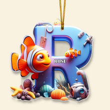 Load image into Gallery viewer, Personalized Alphabet Movie Lover Christmas Ornament Ornament PopCulturePrints
