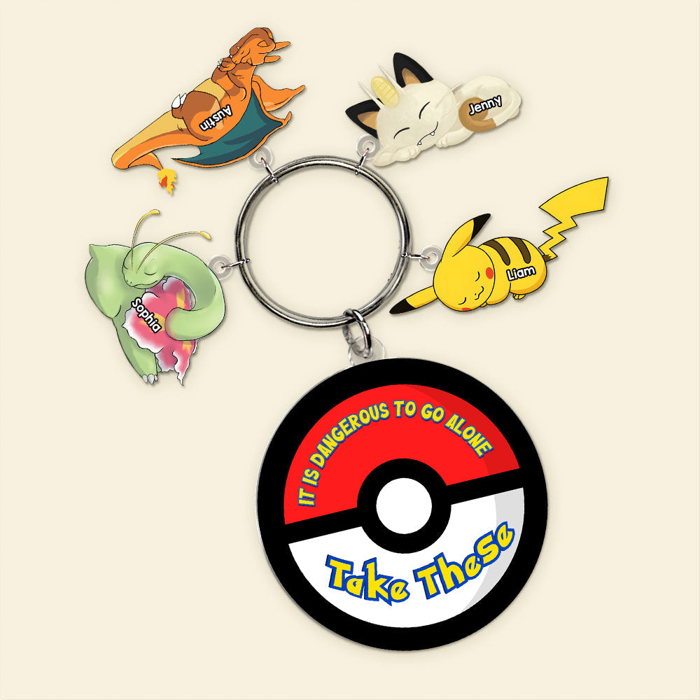 Custom Movie Fan Keychain with Iconic Characters Keychains PopCulturePrints