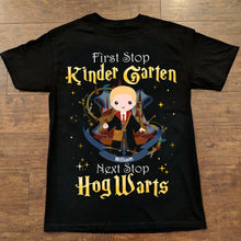 Load image into Gallery viewer, Personalized Harry Potter-Themed First Day of Kindergarten T-Shirt
