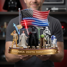 Load image into Gallery viewer, ‘Celebrating 250 Years of Freedom’ - Personalized Acrylic Plaque for Patriotic Fans
